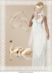 Wedding A4 Card Topper