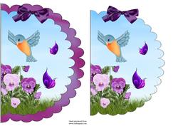 In the Garden Envelope Quick Card