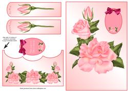 Roses Bookmark Pocket Card Front