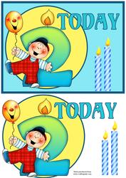 2 Today Boys Quick Card with Decoupage