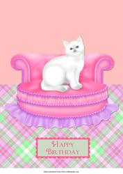 A Purrfect Birthday Over the Edge Card