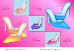 Shoes Shoes Shoes! Tri Fold Steps Card