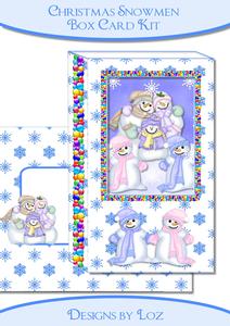 Snowman Family Box Card Kit