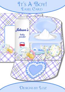It's a Boy! Easel Card Kit