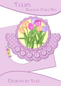 Tulips Rocker Card Kit