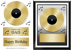 Thank You for the Music Quick Card with Decoupage