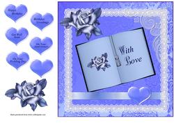 cup415286_631 - Beautiful Blue Square Card Front