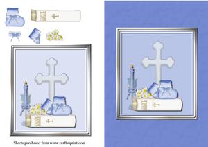 Boys Christening Card