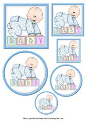 Baby Boy Toppers