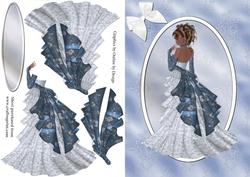 Blue & Silver Lady