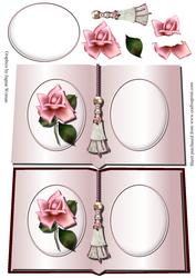 Rose Tassle Book Quick Card
