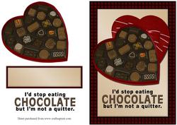 Chocolate Lovers Quick Card