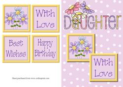 Daughter Quick Card