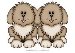 Puppy Shaped Card