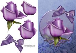 Lavender Rose Quick Card