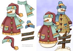 Frosty Friends Quick Card