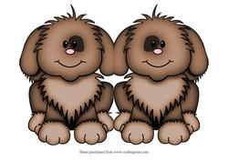 Puppy 2 Shaped Card