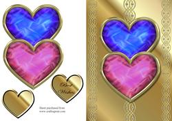 Two Hearts Quick Card