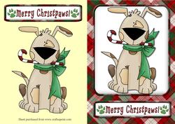 Merry Christpaws Quick Card