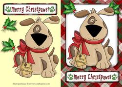 Merry Christpaws 3 Quick Card