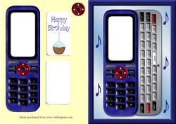Blue Phone Quick Card