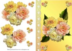 Summer Roses Quick Card