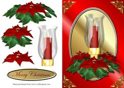 Poinsettia Quick Card