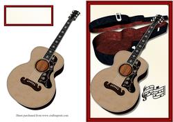 Honky Tonk Guitar Quick Card Front