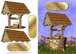 Wishing You Well Decoupage Quick Card Front
