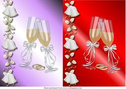 Wedding Toppers 2 Card Fronts