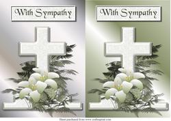 Sympathy Toppers Card Fronts