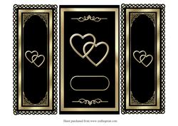 Black & Gold Gatefold Quick Card