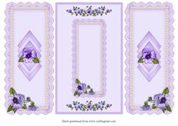 Pansy Gatefold Quick Card