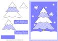 Contemperory Christmas 3 Decoupage Quick Card Front