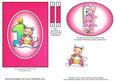 Girls 1st Birthday Spinner Card