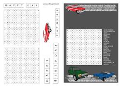 Car Wordsearch