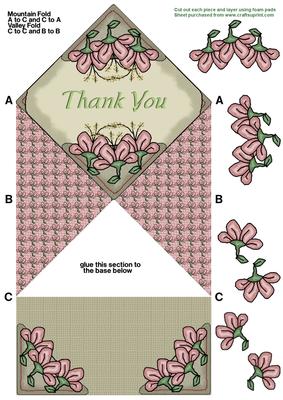 Pink Blossom Thank You Diamond Top