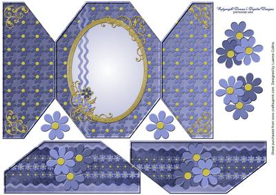 Forget Me Not Gate Fold Card