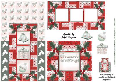 Holly Jolly Over the Top Card