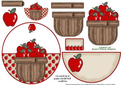 Apple Basket Wobble Over the Top Card