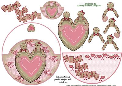 Ginger Love Wobble Over the Top Card