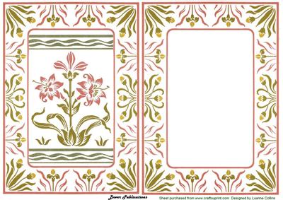 Pink Floral Quick Card Front