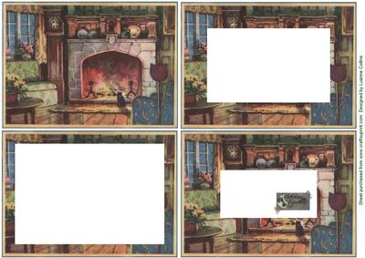 Cozy Kitty Card Front Tunnel