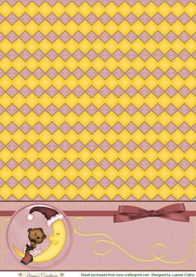 Sweet Dreams Girl Border Sheet