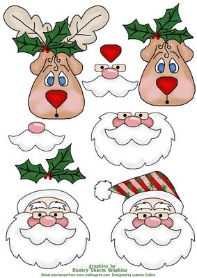 Countdown to Christmas Cutouts 1