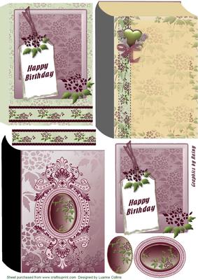 Timeless Birthday Book Card