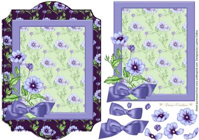 Pretty Floral Frame Card
