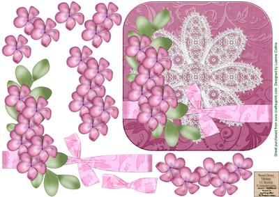 Lacy Damask Card Front