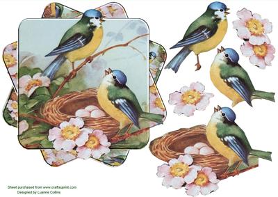 Birdsong Twisted Card Topper