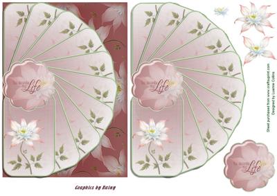 Decorate My Life Fan Card Topper